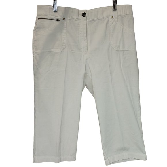 Counterparts Shorts Counterparts Womens White Denim Knee Length